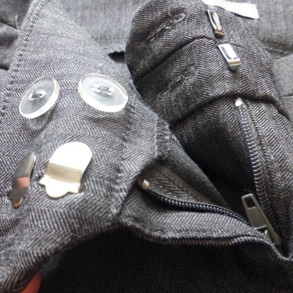 SUZY SHIER dark gray dress pants - Picture 9 of 12